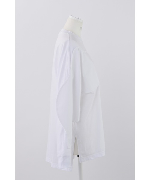 ENFOLD（エンフォルド）の「ソフト天竺 アップリケロンT（Tシャツ/カットソー・レディース・ホワイト・38）」の7枚目の写真