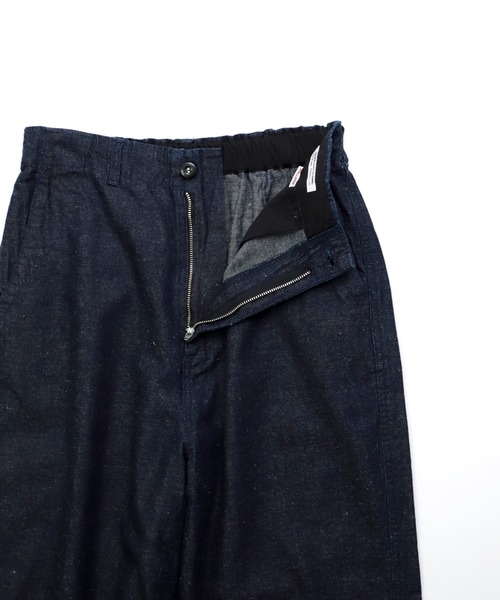 D.M.G.（ドミンゴ）の「[D.M.G / ディーエムジー] コットンリネンライトデニム ストレートイージーパンツ（デニムパンツ・レディース・ワンウォッシュ・M/S）」の11枚目の写真