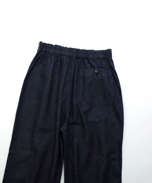 D.M.G.（ドミンゴ）の「[D.M.G / ディーエムジー] コットンリネンライトデニム ストレートイージーパンツ（デニムパンツ・レディース・ワンウォッシュ・M/S）」の13枚目の写真
