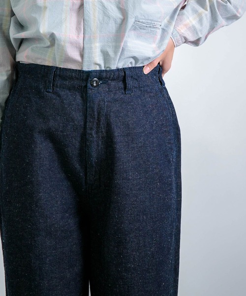 D.M.G.（ドミンゴ）の「[D.M.G / ディーエムジー] コットンリネンライトデニム ストレートイージーパンツ（デニムパンツ・レディース・ワンウォッシュ・M/S）」の19枚目の写真