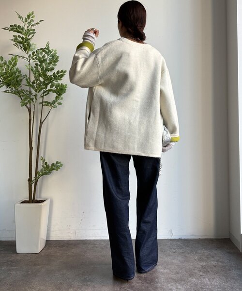 DouDou（ドゥドゥ）の「【WEB限定】ダブルフェイスニットショート