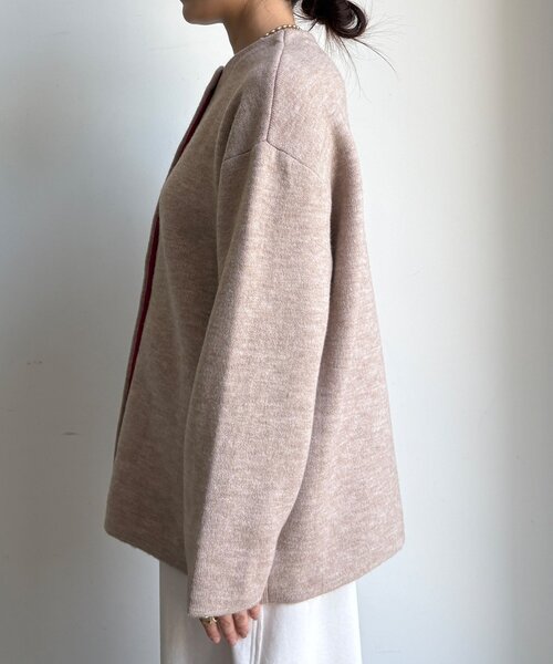 DouDou（ドゥドゥ）の「【WEB限定】ダブルフェイスニットショート