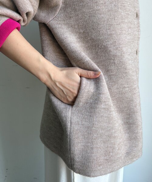 DouDou（ドゥドゥ）の「【WEB限定】ダブルフェイスニットショート