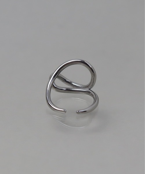 ieLS(イエルズ)の「金属アレルギー対応「ieLS」ステンレス ウェーブラインリング(リング・メンズ・ゴールド/シルバー・FREE)」の5枚目の写真