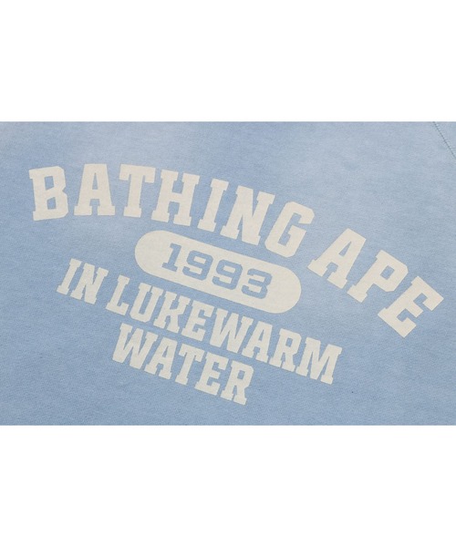 A BATHING APE（アベイシングエイプ）の「DESTROY WASHED EFFECT RELAXED FIT CREWNECK SWEATSHIRT（スウェット・メンズ・サックスブルー/ネイビー・LARGE/X-LARGE/XX-LARGE/MEDIUM）」の6枚目の写真