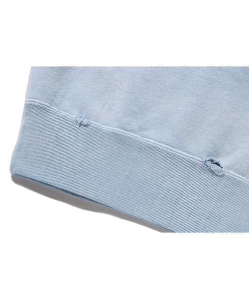 A BATHING APE（アベイシングエイプ）の「DESTROY WASHED EFFECT RELAXED FIT CREWNECK SWEATSHIRT（スウェット・メンズ・サックスブルー/ネイビー・LARGE/X-LARGE/XX-LARGE/MEDIUM）」の10枚目の写真