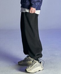 NOT4NERD(�m�b�g�t�H�[�i�[�h)��String Sweat Pants - Black(�X�E�F�b�g�p���c)