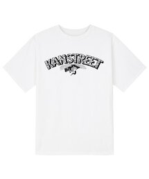 KTW0173 レタリング吉兆半袖Tシャツ - ホワイト
