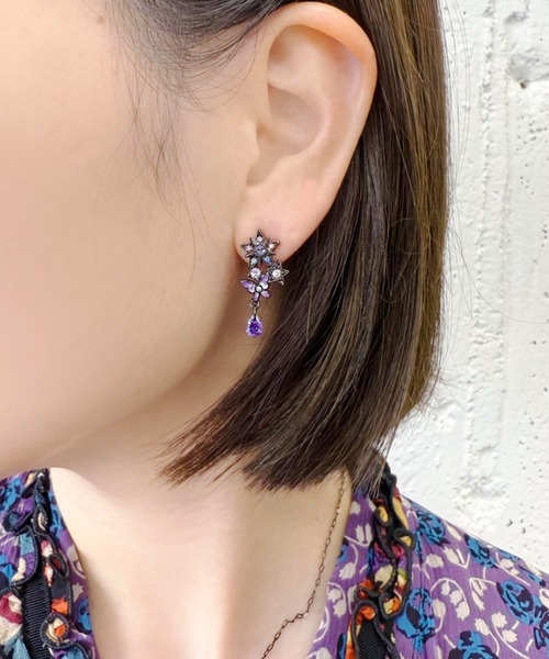 ANNA SUI(アナスイ)の「メタルスター ピアス(ピアス(両耳用)・レディース・パープル/ブルー・ONE SIZE)」の11枚目の写真