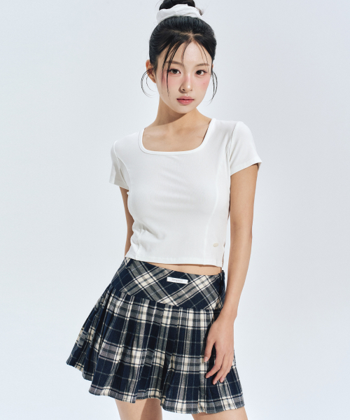 ZEROPLANET（ゼロプラネット）の「アイビーチェックスカートパンツ [NAVY]（スカート・レディース・その他・MEDIUM/SMALL）」の4枚目の写真