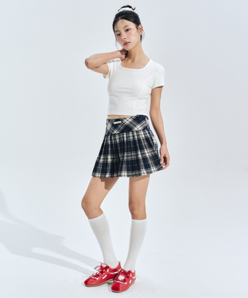 ZEROPLANET（ゼロプラネット）の「アイビーチェックスカートパンツ [NAVY]（スカート・レディース・その他・MEDIUM/SMALL）」の3枚目の写真