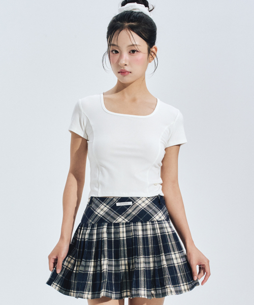 ZEROPLANET（ゼロプラネット）の「アイビーチェックスカートパンツ [NAVY]（スカート・レディース・その他・MEDIUM/SMALL）」の2枚目の写真