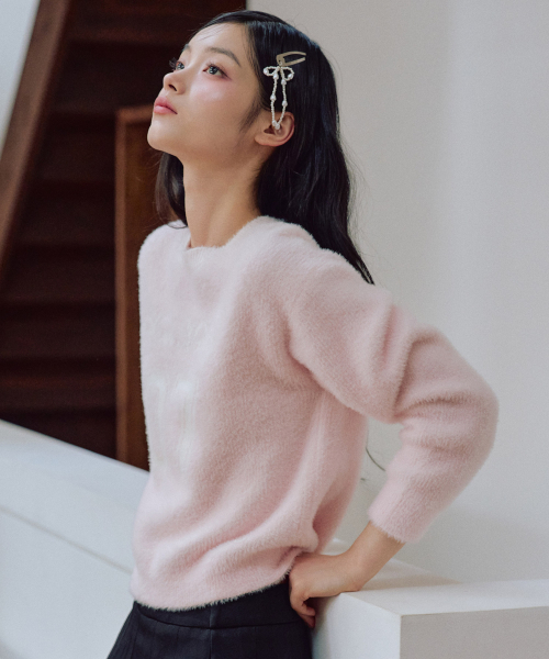 ZEROPLANET（ゼロプラネット）の「07 グラフィックヘアリースウェットシャツ [ピンク]（ニット/セーター・レディース・その他・FREE）」の3枚目の写真