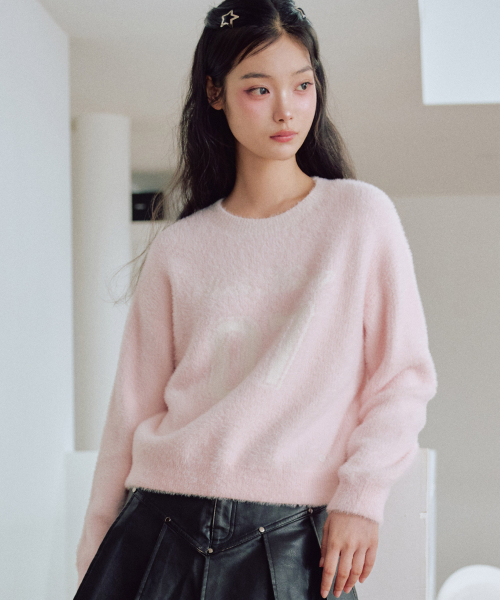 ZEROPLANET（ゼロプラネット）の「07 グラフィックヘアリースウェットシャツ [ピンク]（ニット/セーター・レディース・その他・FREE）」の4枚目の写真