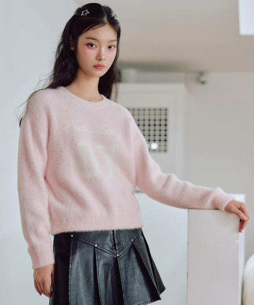 ZEROPLANET（ゼロプラネット）の「07 グラフィックヘアリースウェットシャツ [ピンク]（ニット/セーター・レディース・その他・FREE）」の5枚目の写真