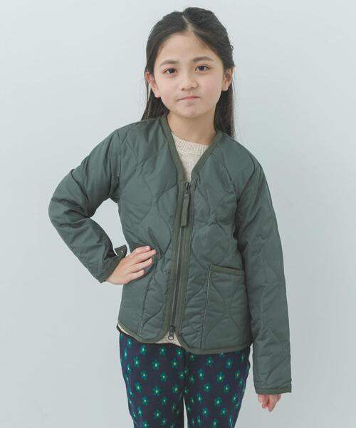 TAION(タイオン)の「TAION MILITARY ZIP DOWN JACKET(KIDS)(その他アウター・キッズ・ダークブラウン/オリーブ・150/140/130)」の20枚目の写真