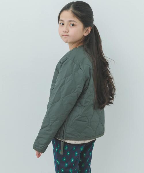 TAION(タイオン)の「TAION MILITARY ZIP DOWN JACKET(KIDS)(その他アウター・キッズ・ダークブラウン/オリーブ・150/140/130)」の19枚目の写真