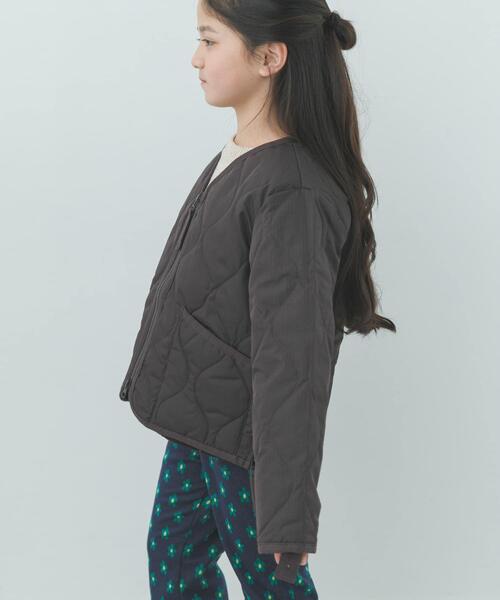 TAION(タイオン)の「TAION MILITARY ZIP DOWN JACKET(KIDS)(その他アウター・キッズ・ダークブラウン/オリーブ・150/140/130)」の15枚目の写真