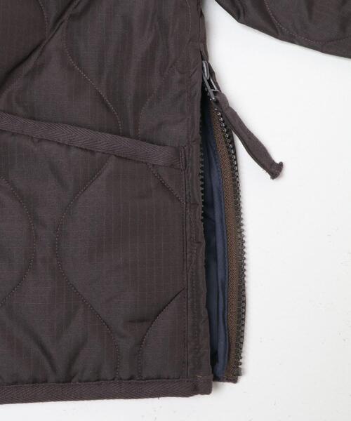 TAION(タイオン)の「TAION MILITARY ZIP DOWN JACKET(KIDS)(その他アウター・キッズ・ダークブラウン/オリーブ・150/140/130)」の8枚目の写真