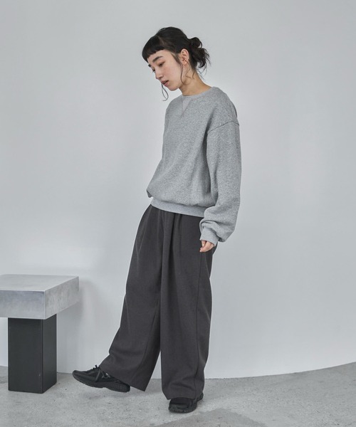 feepur（フェピュール）の「ウールライクダブルタックパンツ（その他パンツ・レディース・ブラウン/グレー・SMALL/MEDIUM/LARGE）」の21枚目の写真