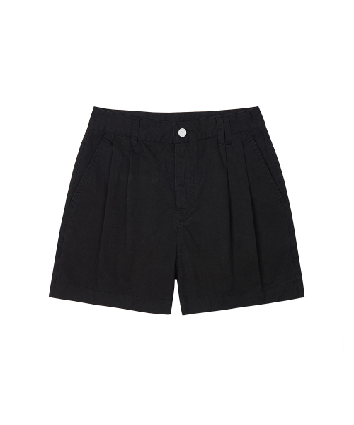 DECET WOMEN(デケット ウーマン)の「2プリーツショートパンツ DCWPT016ブラック(その他パンツ・レディース・その他・X-SMALL/SMALL/MEDIUM/LARGE)」の7枚目の写真