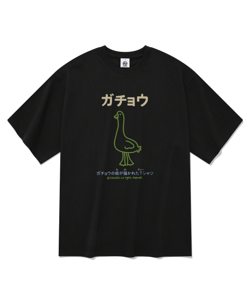 RADINEO(ラディネオ)の「ガチョウの毛 半袖Tシャツ ブラック(Tシャツ/カットソー・メンズ・その他・SMALL/MEDIUM/LARGE/X-LARGE)」の1枚目の写真