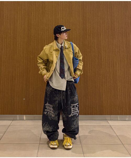 A NOTHING(アナッシング)の「FOG JACQUARD MU-WI SWEAT PANTS (Charcoal)(スウェットパンツ・レディース・その他・LARGE/MEDIUM)」の3枚目の写真