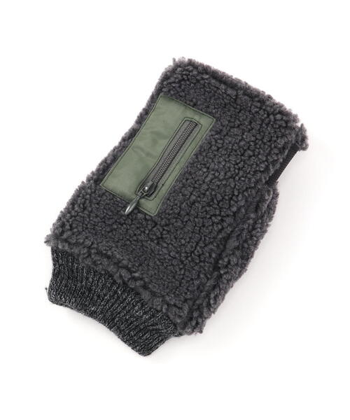 AVIREX（アヴィレックス）の「BOA GLOVES / ボアデミグラブ / グラブ / AVIREX / アヴィレックス（手袋・メンズ・ブラック/チャコールグレー/タン・F）」の18枚目の写真