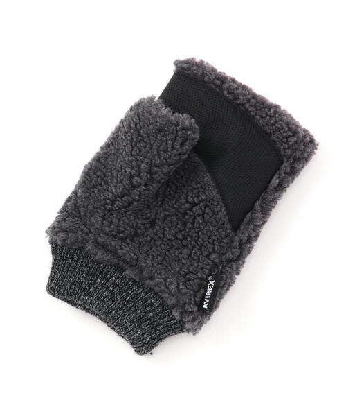 AVIREX（アヴィレックス）の「BOA GLOVES / ボアデミグラブ / グラブ / AVIREX / アヴィレックス（手袋・メンズ・ブラック/チャコールグレー/タン・F）」の19枚目の写真