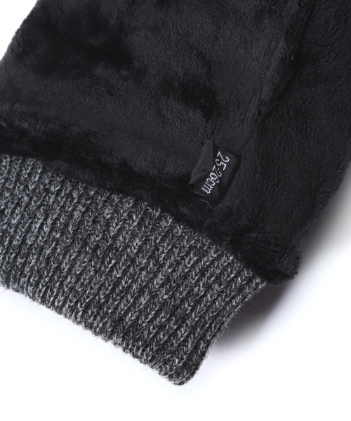 AVIREX（アヴィレックス）の「BOA GLOVES / ボアデミグラブ / グラブ / AVIREX / アヴィレックス（手袋・メンズ・ブラック/チャコールグレー/タン・F）」の9枚目の写真