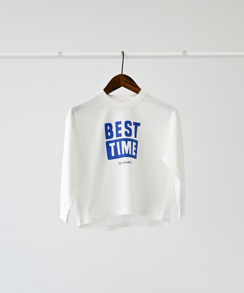 FOV（フォブ）の「FOV/フォブ BEST TIME L/S Tシャツ（Tシャツ/カットソー・キッズ・ホワイト/ベージュ系その他/ブラック・S/M/L/XL）」の8枚目の写真