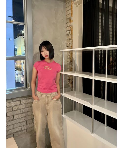 SOFT SEOUL（ソフトソウル）の「ダメージウォッシングデニムパンツ[ベージュ]（デニムパンツ・レディース・その他・MEDIUM/SMALL）」の7枚目の写真