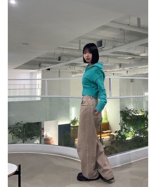 SOFT SEOUL（ソフトソウル）の「ダメージウォッシングデニムパンツ[ベージュ]（デニムパンツ・レディース・その他・MEDIUM/SMALL）」の8枚目の写真