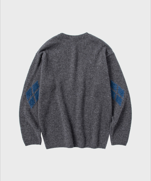 NONBLANK(ノンブランク)の「アーガイルパターンニット_TAILOR GREY(ニット/セーター・メンズ・その他・MEDIUM/LARGE/X-LARGE)」の17枚目の写真