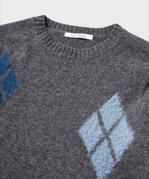 NONBLANK(ノンブランク)の「アーガイルパターンニット_TAILOR GREY(ニット/セーター・メンズ・その他・MEDIUM/LARGE/X-LARGE)」の16枚目の写真