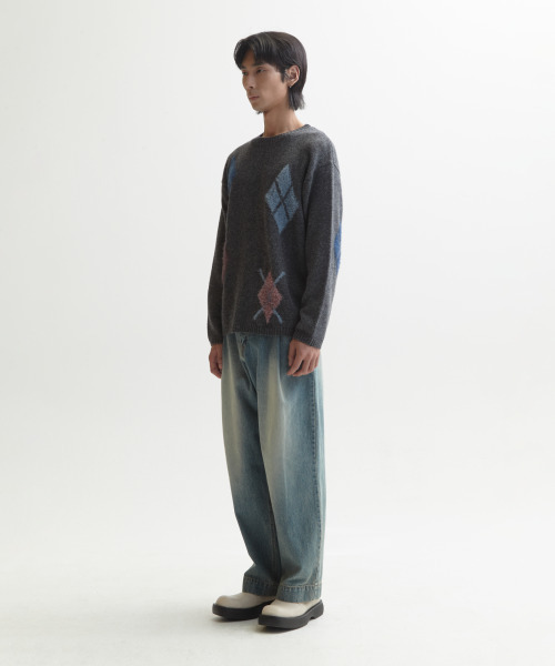 NONBLANK(ノンブランク)の「アーガイルパターンニット_TAILOR GREY(ニット/セーター・メンズ・その他・MEDIUM/LARGE/X-LARGE)」の11枚目の写真