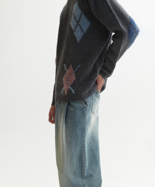 NONBLANK(ノンブランク)の「アーガイルパターンニット_TAILOR GREY(ニット/セーター・メンズ・その他・MEDIUM/LARGE/X-LARGE)」の10枚目の写真