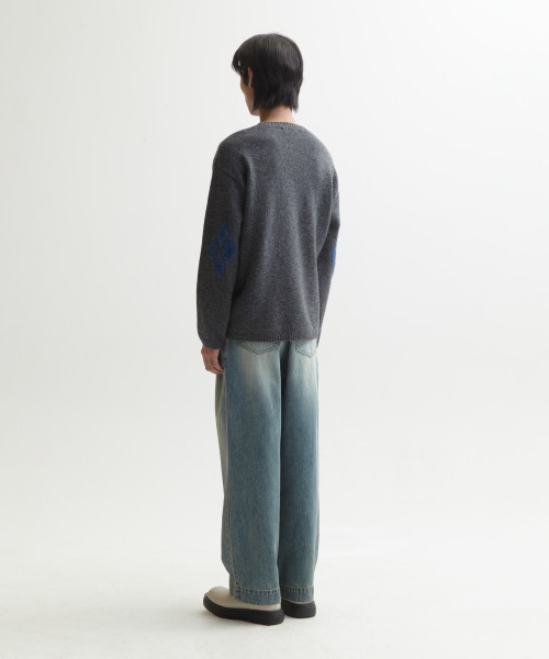 NONBLANK(ノンブランク)の「アーガイルパターンニット_TAILOR GREY(ニット/セーター・メンズ・その他・MEDIUM/LARGE/X-LARGE)」の9枚目の写真