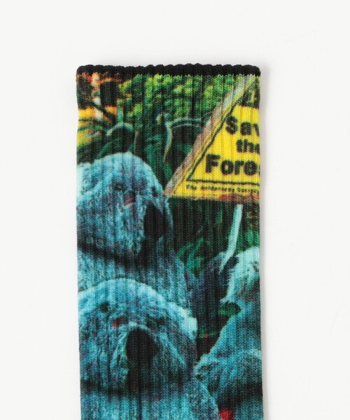 Whimsy(ウィムジー)の「WHIMSY SOCKS / PRINTED COLLERGE SOCKS(ソックス/靴下・メンズ・その他・ONE SIZE)」の2枚目の写真