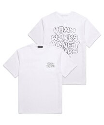 MONEY TALKS オーバーサイズ 半袖Tシャツ (VS0079) ホワイト
