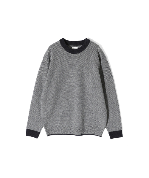 HORLISUN(ホーリーサン)の「Earnest Border Crewneck Knit Navy(ニット/セーター・メンズ・その他・MEDIUM/LARGE)」の2枚目の写真