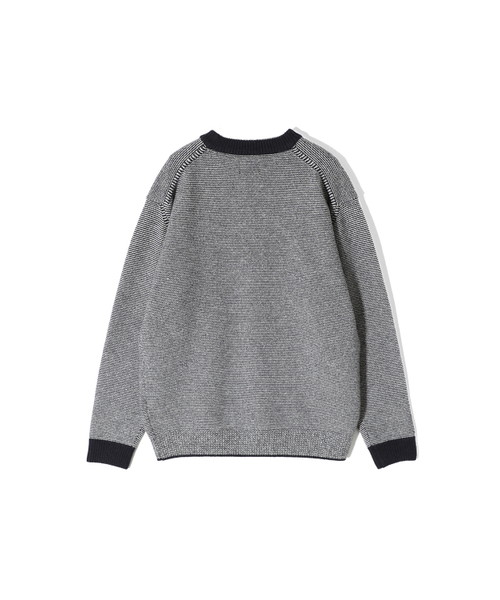 HORLISUN(ホーリーサン)の「Earnest Border Crewneck Knit Navy(ニット/セーター・メンズ・その他・MEDIUM/LARGE)」の3枚目の写真