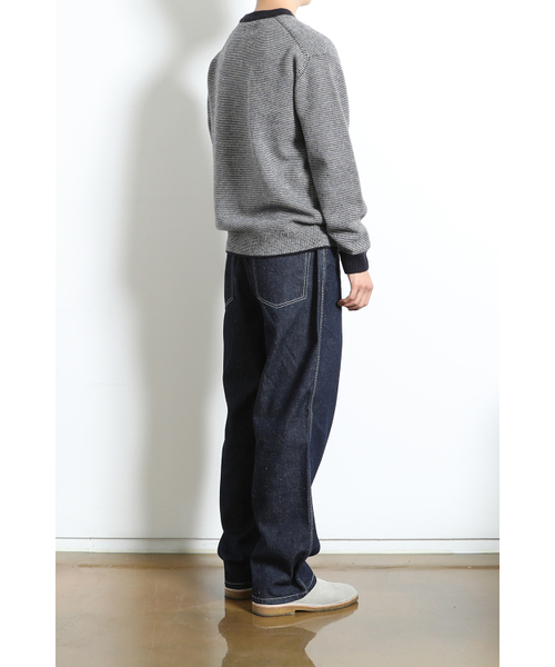 HORLISUN(ホーリーサン)の「Earnest Border Crewneck Knit Navy(ニット/セーター・メンズ・その他・MEDIUM/LARGE)」の13枚目の写真