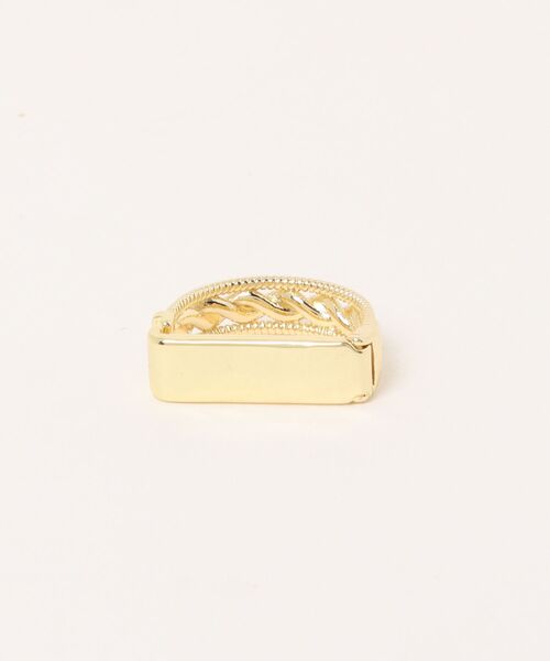 Fun & Daily（ファンアンドデイリー）の「F&D : ツイストネクタイカフスリング（ネクタイピン・メンズ・シルバー/ゴールド・FREE）」の7枚目の写真