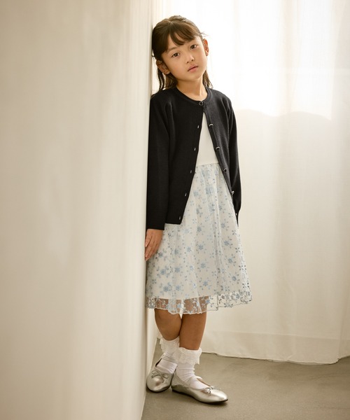 ROPE' PICNIC(ロペピクニック)の「【KIDS/キッズ】アソートボタンマシュマロニットカーディガン/イージーケア・リンクコーデ(カーディガン/ボレロ・キッズ・キナリ/ピンク系その他2/ブラック・130/140/150/120)」の22枚目の写真