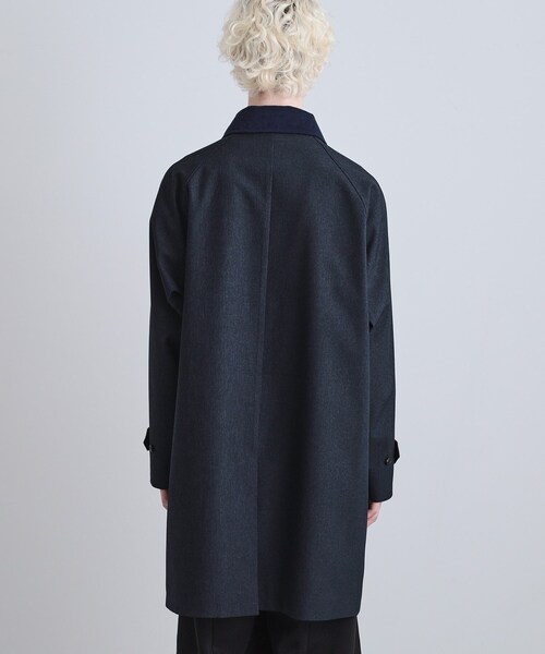 tk.TAKEO KIKUCHI（ティーケータケオキクチ）の「サキソニーコート（ステンカラーコート・メンズ・ネイビー/チャコールグレー・04/03/02）」の13枚目の写真