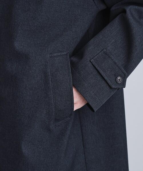 tk.TAKEO KIKUCHI（ティーケータケオキクチ）の「サキソニーコート（ステンカラーコート・メンズ・ネイビー/チャコールグレー・04/03/02）」の16枚目の写真