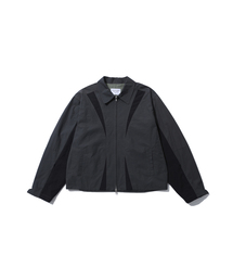 EYEUNDERSTAND（アイアンダスタンド）の「Wedge Line Jacket (Charcoal)（ナイロンジャケット）」
