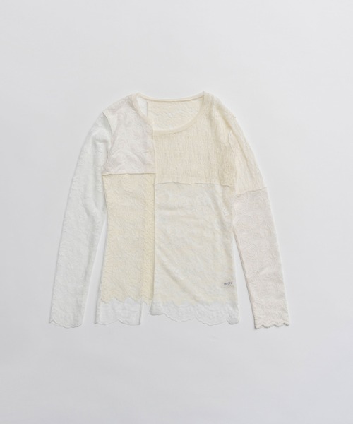 PRANK PROJECT（プランクプロジェクト）の「コラージュレーストップ / Collage Lace Top（その他トップス・レディース・ブラック/ホワイト・FREE）」の15枚目の写真