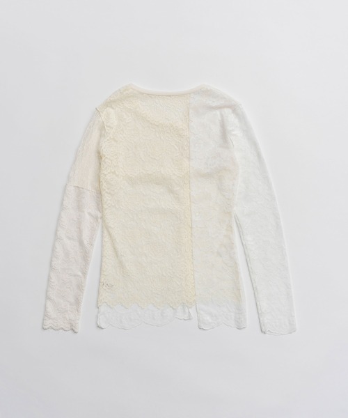 PRANK PROJECT（プランクプロジェクト）の「コラージュレーストップ / Collage Lace Top（その他トップス・レディース・ブラック/ホワイト・FREE）」の16枚目の写真